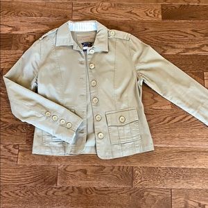 Tommy girl military style jacket